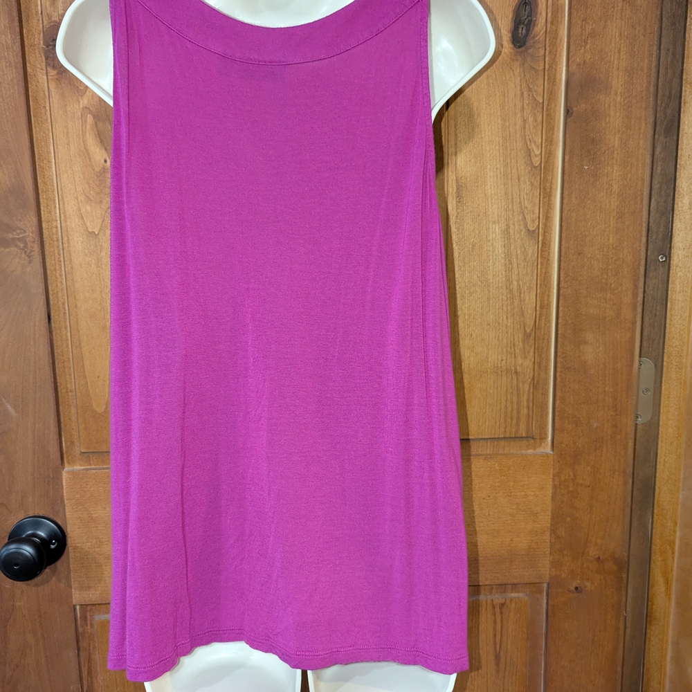 Apt. 9 Pink Ruffled Sleeveless Tank Top - Picture 2 of 7